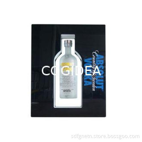 Led Lights Floating Bottle Display , Oem Top System Magneti